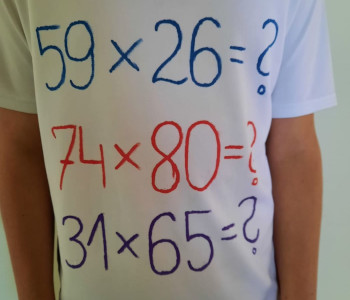 t-shirt mnożenie liczby