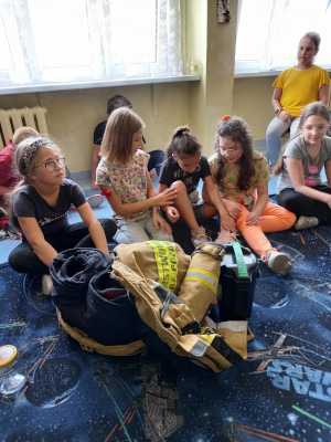dzieci ubiór strażaka